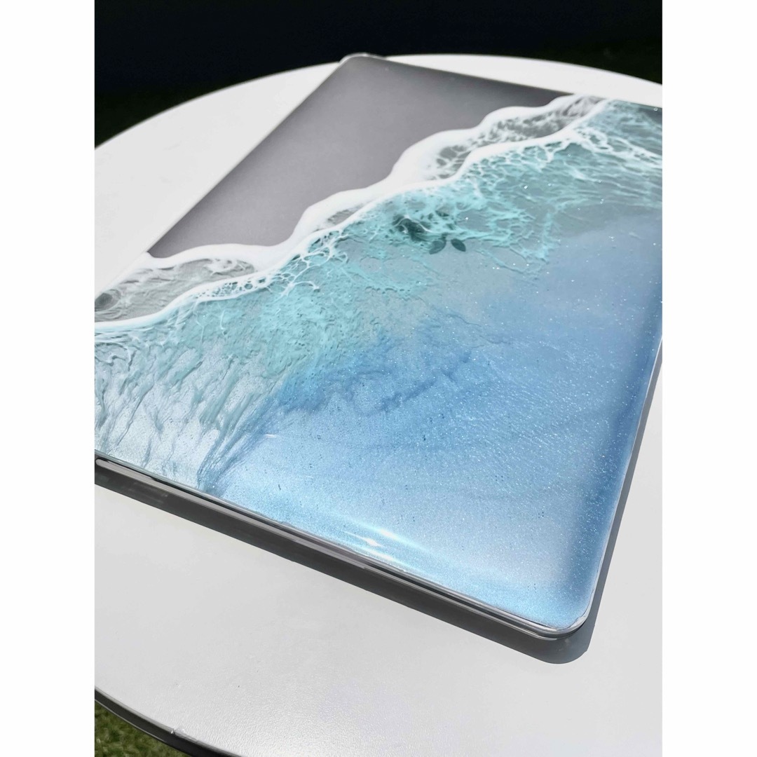 Apple(アップル)の海レジンアートMacBook Air 13 Pro 13 クリア ケース カバー スマホ/家電/カメラのPC/タブレット(ノートPC)の商品写真