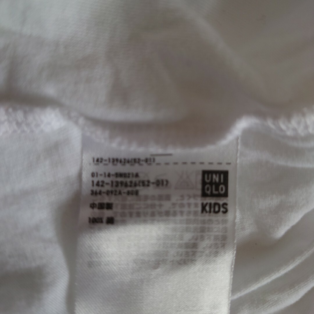 UNIQLO(ユニクロ)のユニクロ　ノースリーブチュニック　サイズ120 キッズ/ベビー/マタニティのキッズ服女の子用(90cm~)(Tシャツ/カットソー)の商品写真