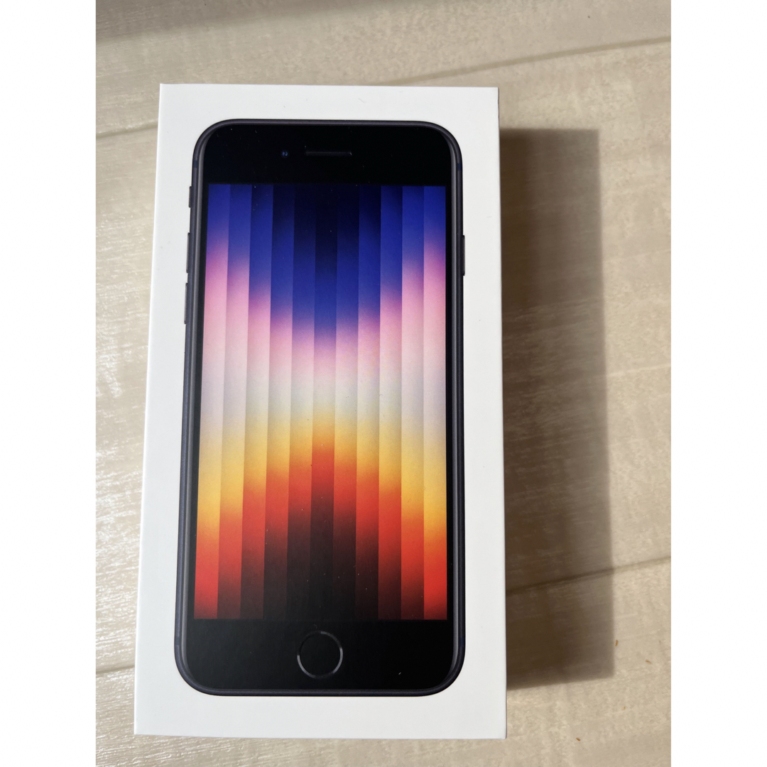 iPhone - iPhoneSE 第3世代 128GB ミッドナイト 新品未開封の通販 by