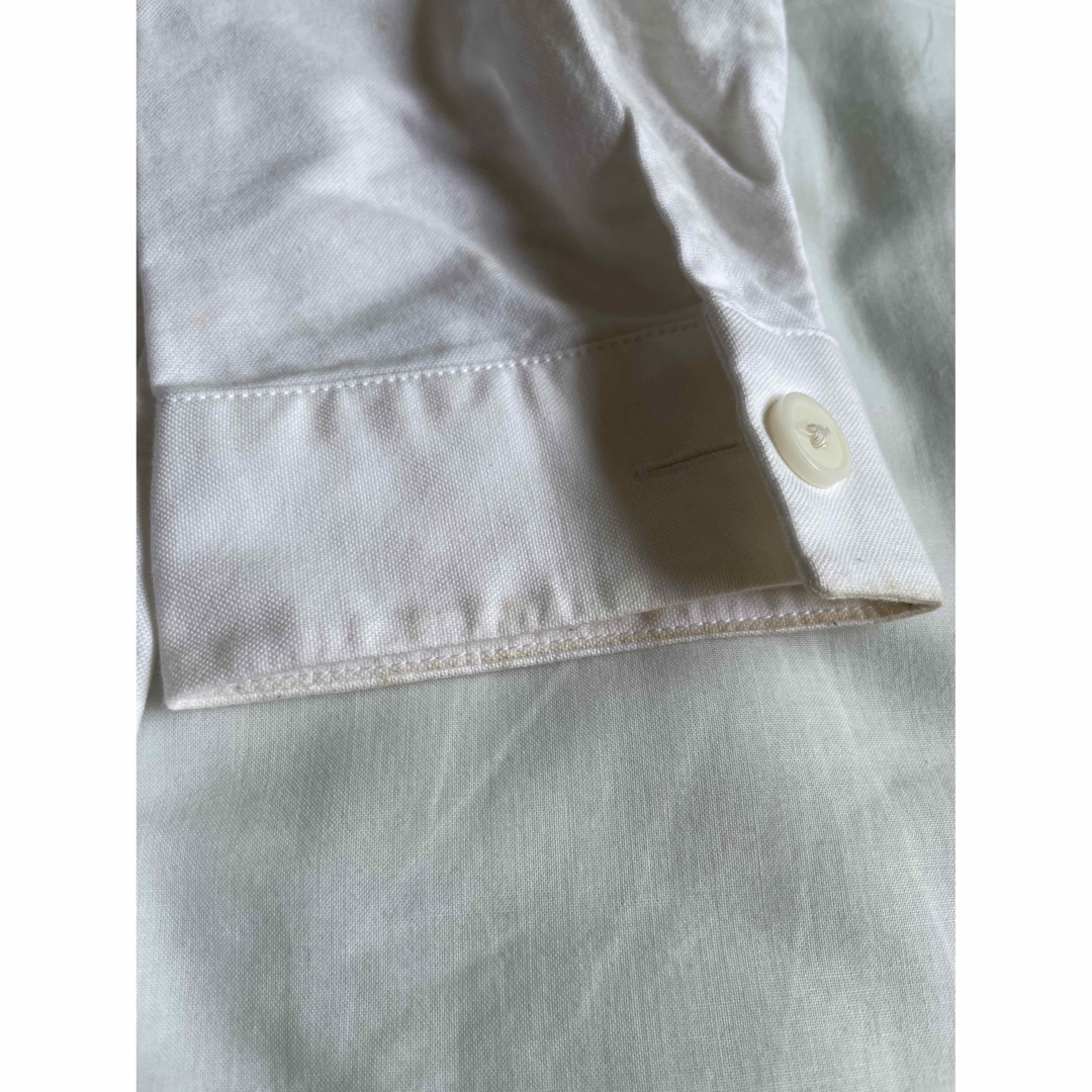 MUJI (無印良品)(ムジルシリョウヒン)の無印良品　コットンシャツ　デザイン　ホワイト メンズのトップス(シャツ)の商品写真