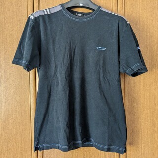 バーバリーブラックレーベル(BURBERRY BLACK LABEL)のバーバリーブラックレーベル　Tシャツ　3　黒色　ノバチェック　BURBERRY(Tシャツ/カットソー(半袖/袖なし))