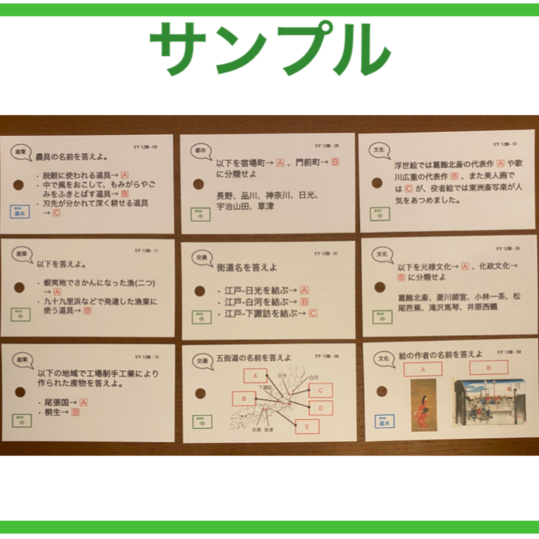 すぐ発送可能! 中学受験【5年 社会・理科 上18-19回、下1-18回】 暗記