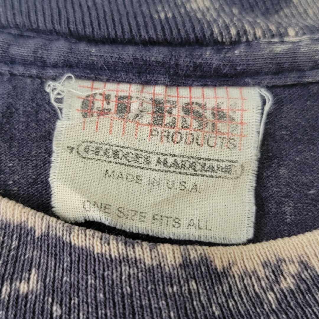 GUESS(ゲス)の【激レア】1997年 アメリカ製 ゲス GUESS ブリーチ加工 ロゴTシャツ メンズのトップス(Tシャツ/カットソー(半袖/袖なし))の商品写真