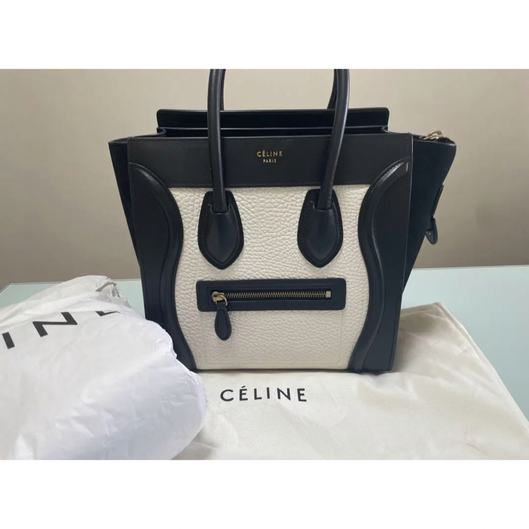 CELINE【美品】セリーヌ CELINE ハンドバッグ  ラゲージ マイクロショッパー