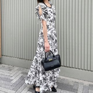 トラディショナルウェザーウエア アンミール シフォン切り替えOP