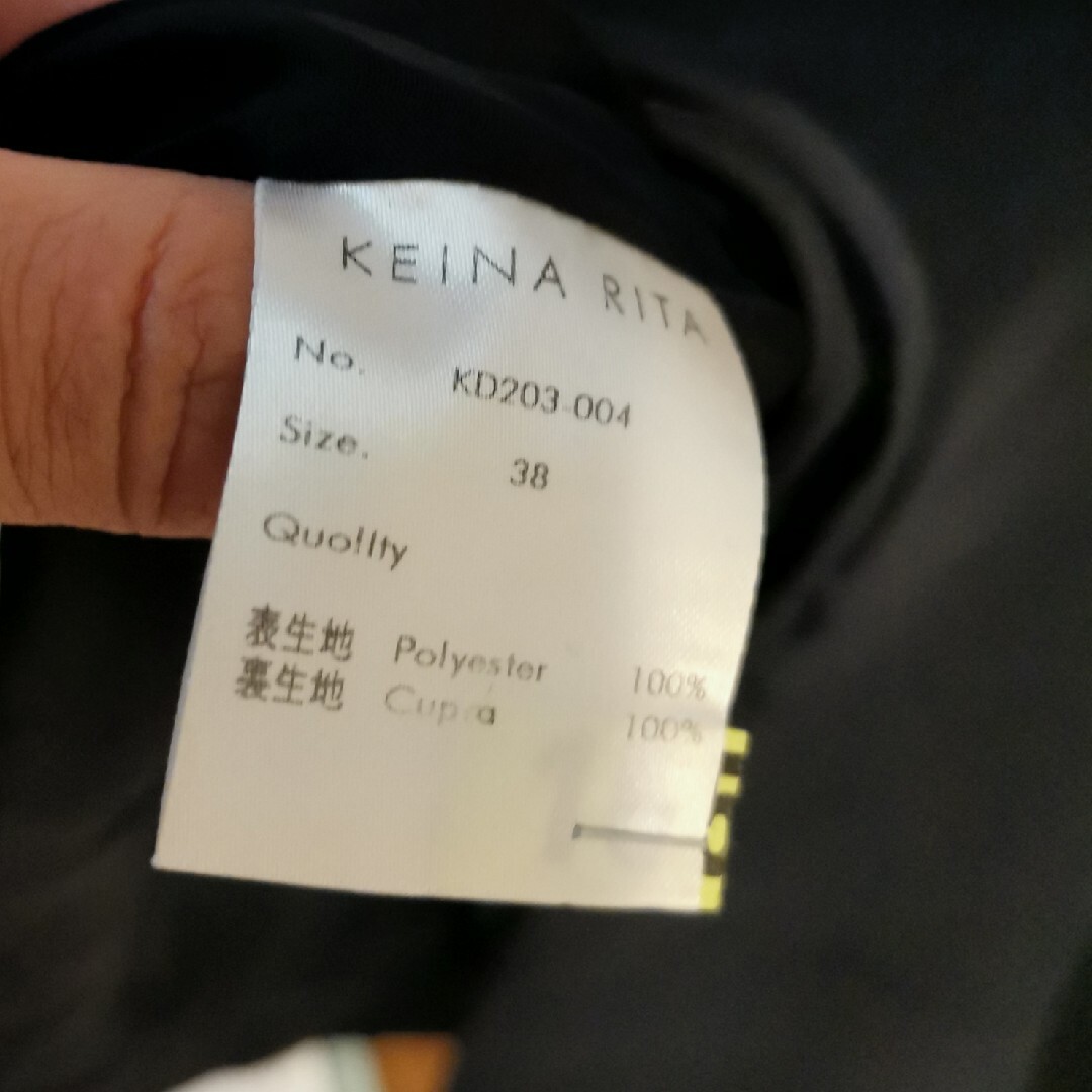 美品　keina rita 　ワンピース　38 ネイビー