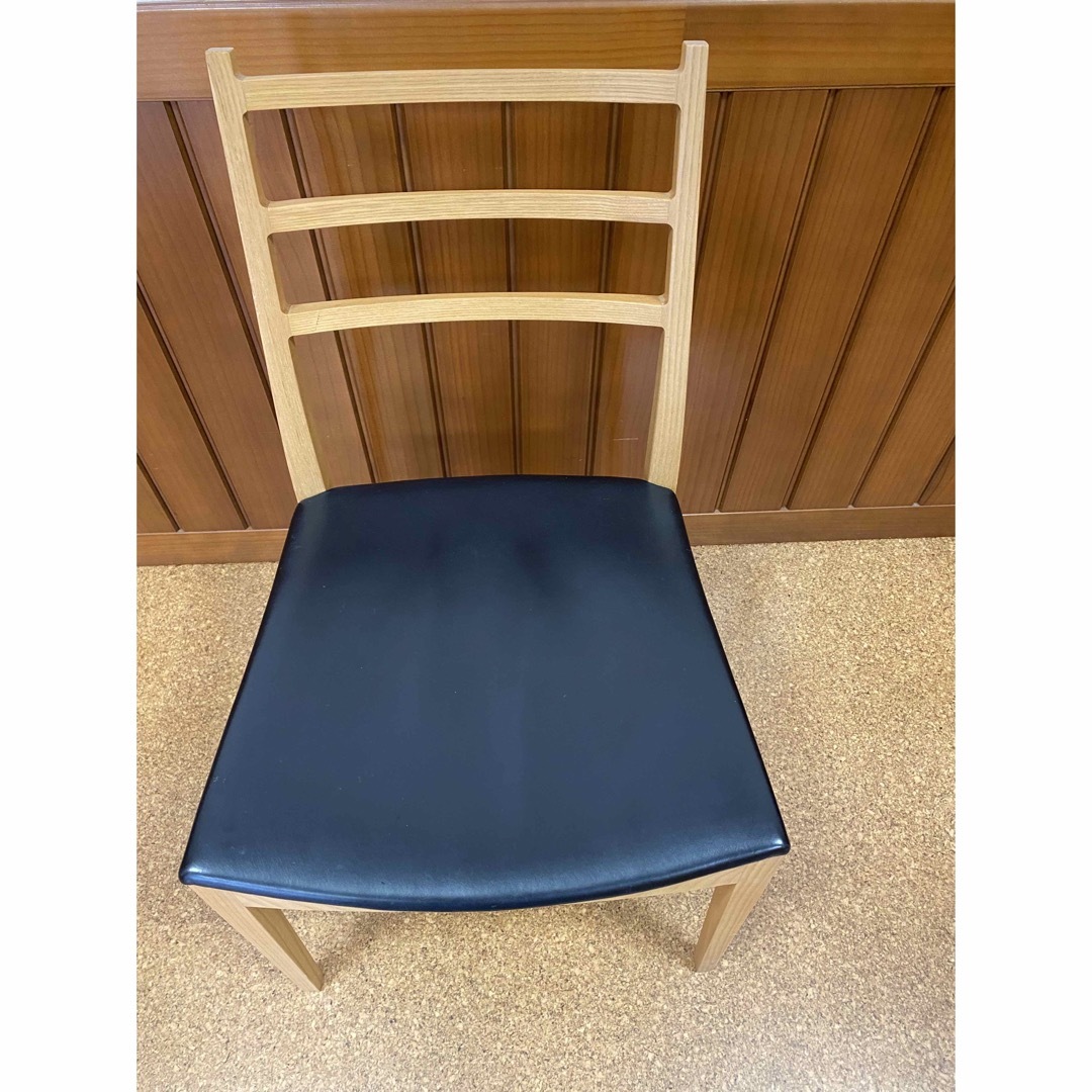 nissin ダイニングチェア　日進木工 チェア　椅子 日本製　スタイリッシュ インテリア/住まい/日用品の椅子/チェア(ダイニングチェア)の商品写真