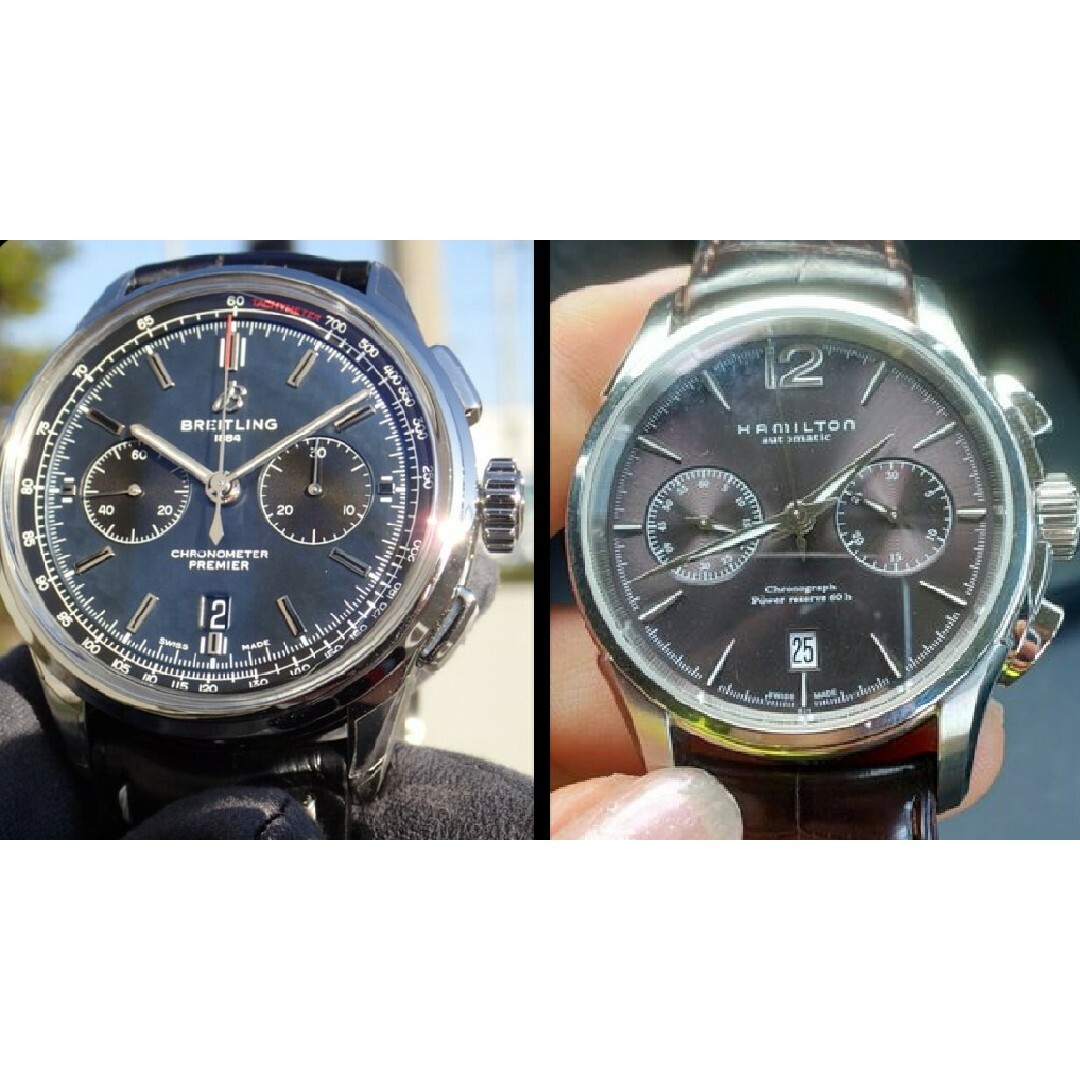 Hamilton - GWセール ハミルトンの純正のクロコダイルレザー Hamilton - GWセール ハミルトンの純正のクロコダイルレザー