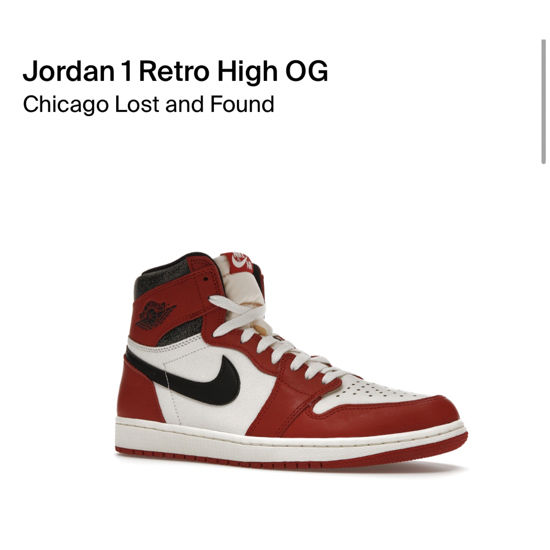 NIKE Air Jordan 1 Chicago lost & found
