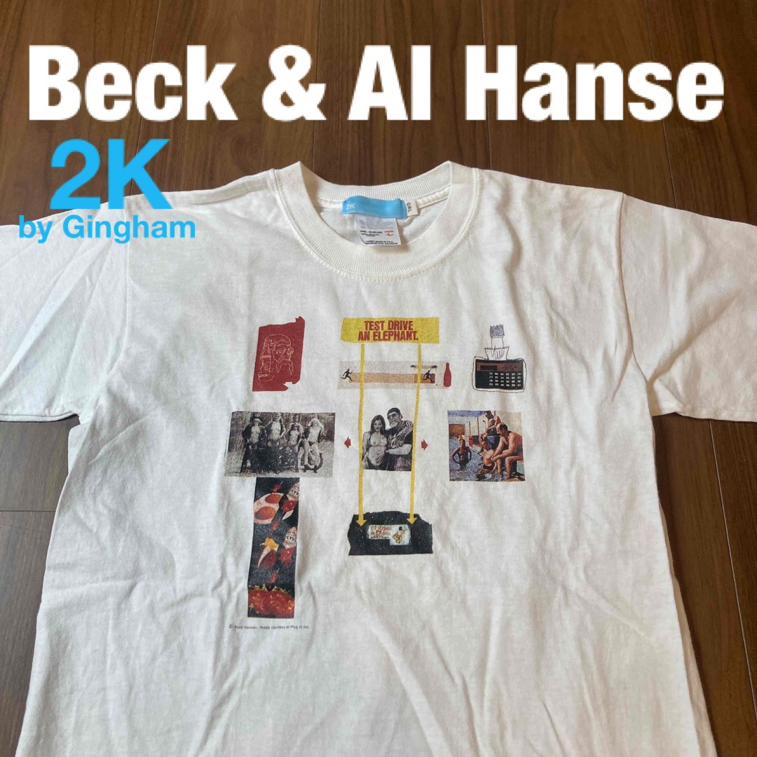 2K by Gingham(ツーケイバイギンガム)の2K Beck & Al Hanse ベック&アル・ハンセン　Tシャツ エンタメ/ホビーのCD(ポップス/ロック(洋楽))の商品写真