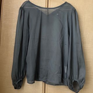 グレイル(GRL)のGRL シースルーブラウス新品(シャツ/ブラウス(長袖/七分))