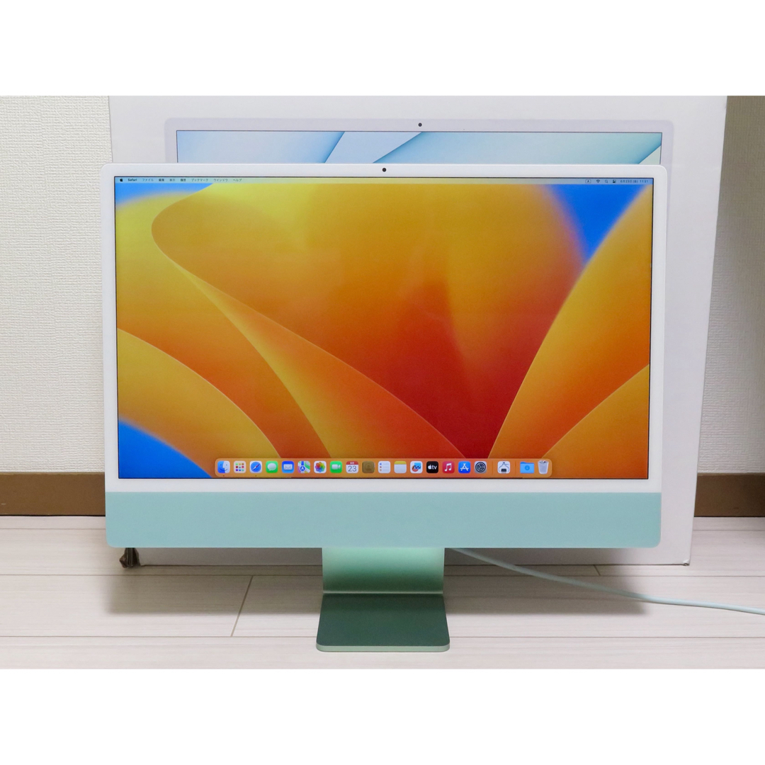 M1 iMac 24インチ メモリ16GB SSD1TB グリーン M1 iMac 24インチ メモリ16GB SSD1TB グリーン