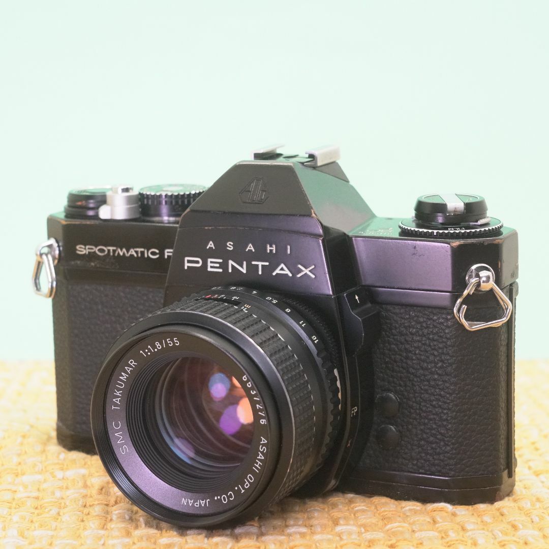 完動品◎ペンタックスSPF × 55mm f1.8 フィルムカメラ #076-