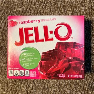 【2倍サイズ】JELL-O ラズベリー味 170g 1個(菓子/デザート)