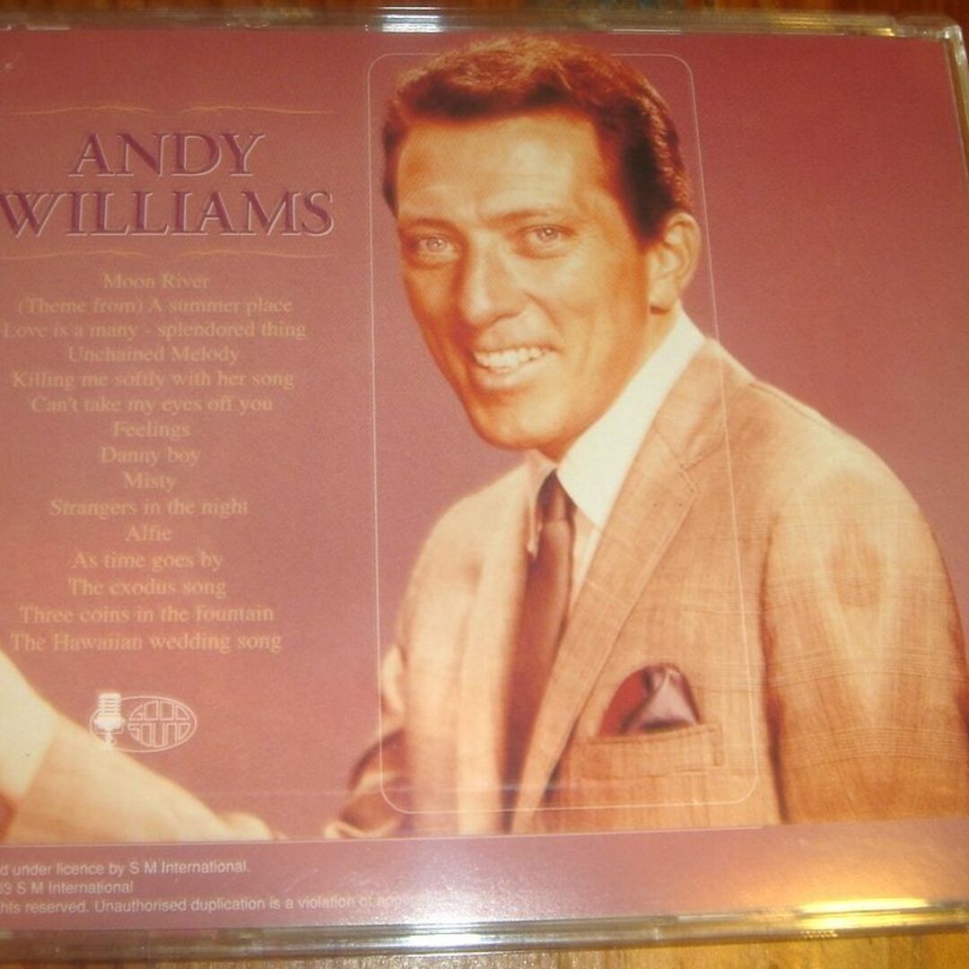 Andy Williams アンディ・ウィリアムス 人気盤 CD エンタメ/ホビーのCD(ポップス/ロック(洋楽))の商品写真