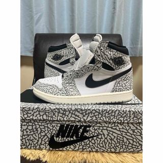 ナイキ(NIKE)の27cm jordan 1 retro high og white cement(スニーカー)