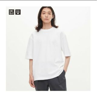 ユニクロ(UNIQLO)のエアリズムコットンオーバーサイズTシャツ(Tシャツ/カットソー(半袖/袖なし))