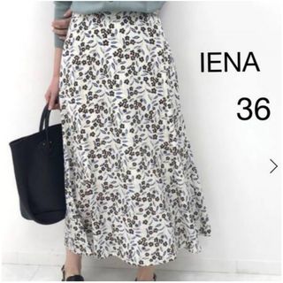 イエナ(IENA)のIENA プリントフレアスカート(ロングスカート)