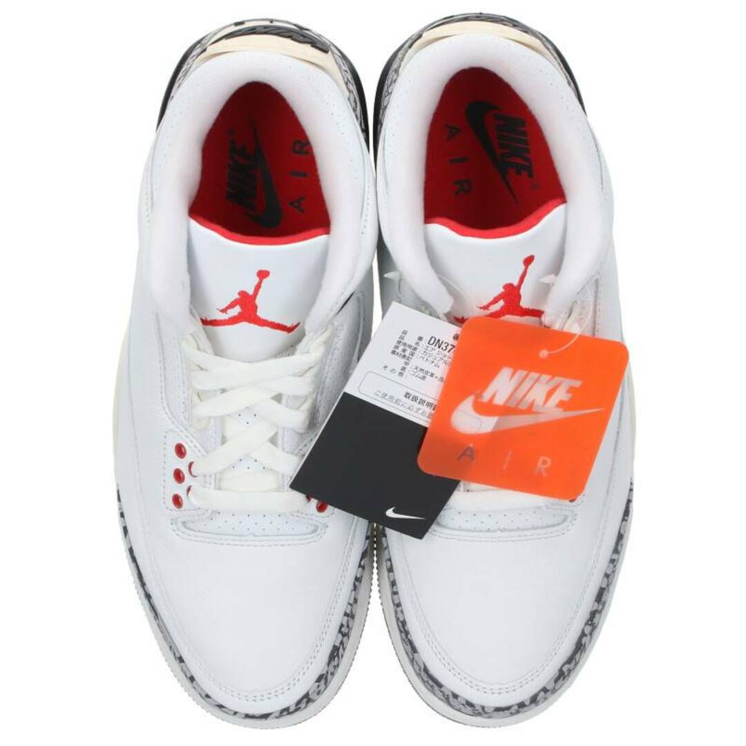 ナイキ AIR JORDAN 3 RETRO WHITE CEMENT REIMAGINED DN3707-100 エア