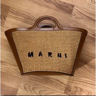 マルニ(Marni)のMARNI  LOGO  BAG(かごバッグ/ストローバッグ)