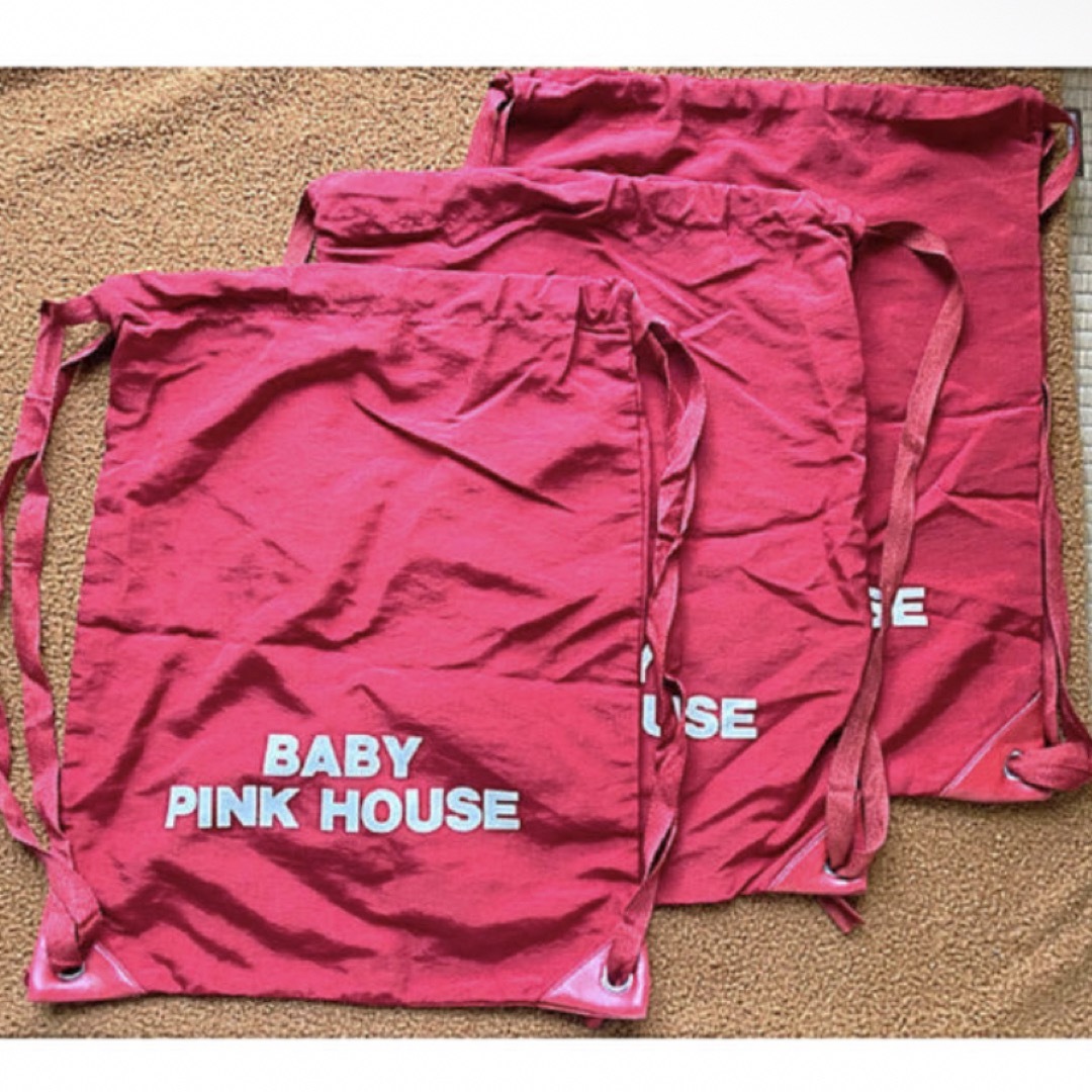 PINK HOUSE ナップザック 赤