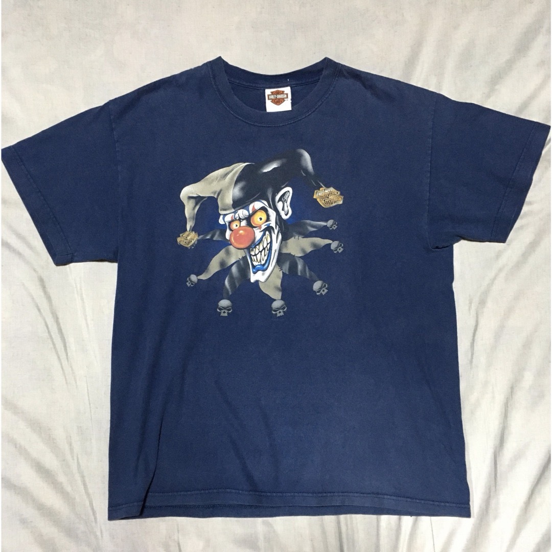 激レア HARLEY DAVIDSON ピエロTシャツ ヴィンテージ　XL