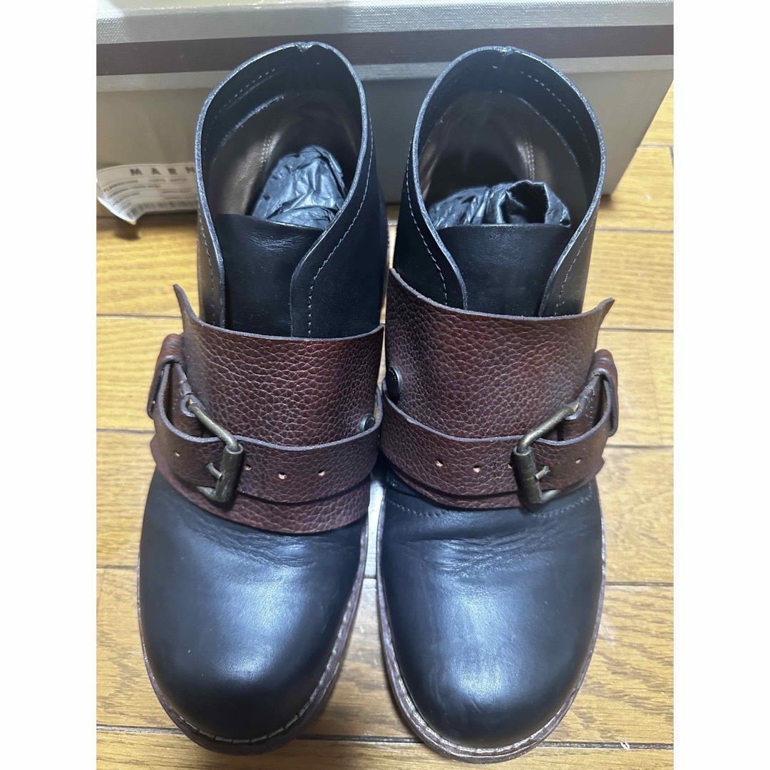 希少】2011AW Marni マルニ ストラップブーツ-