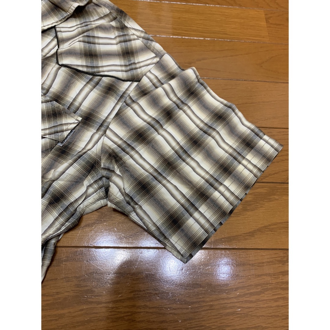 WOOLRICH(ウールリッチ)のwoolrich ウールリッチ 半袖 チェック ウエスタンシャツ 古着 L  メンズのトップス(シャツ)の商品写真