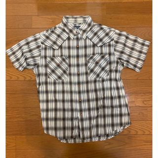 ウールリッチ(WOOLRICH)のwoolrich ウールリッチ 半袖 チェック ウエスタンシャツ 古着 L (シャツ)