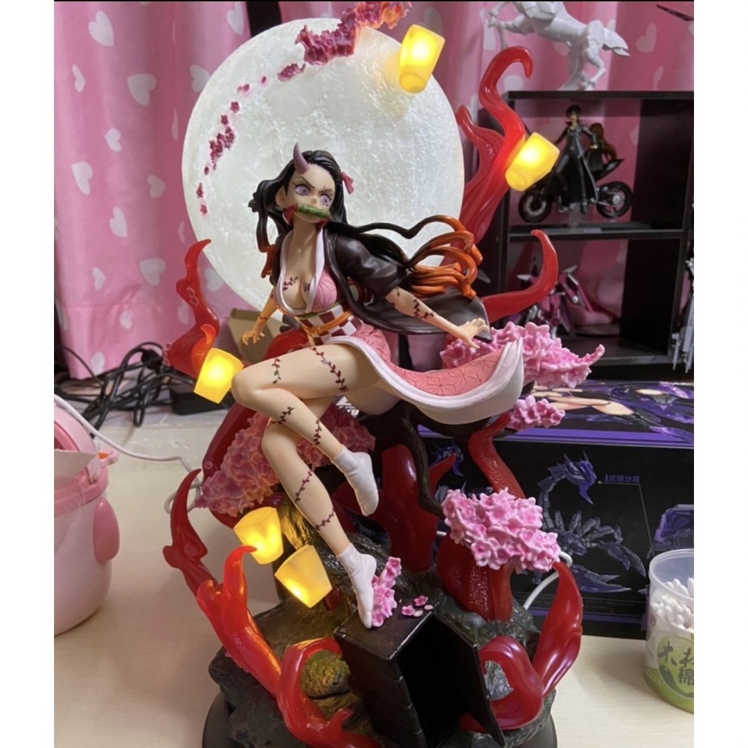 PVC 30cm 竈門 禰豆子 鬼滅の刃 フィギュアガレージキット PVC 30cm 竈門 禰豆子 鬼滅の刃 フィギュアガレージキット