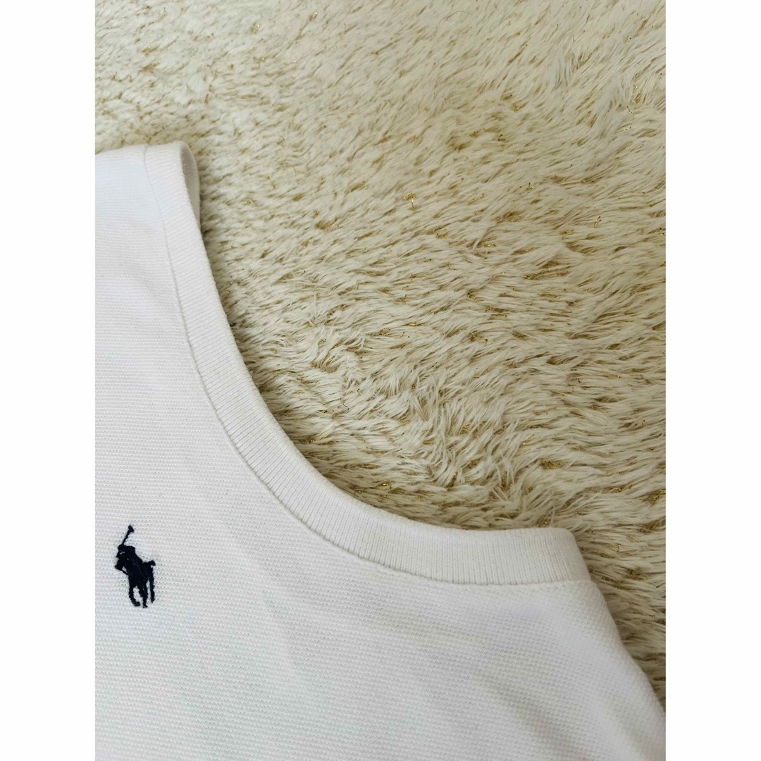 POLO RALPH LAUREN(ポロラルフローレン)の美品　ポロ　ラルフローレン　ポロシャツ　ノースリーブ　シャツ　人気　完売 レディースのトップス(シャツ/ブラウス(半袖/袖なし))の商品写真