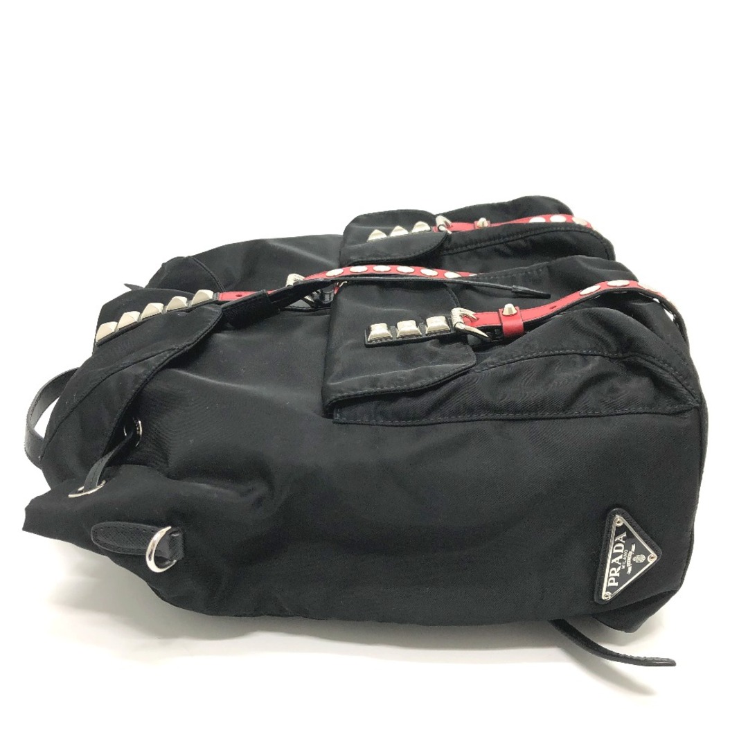 PRADA - プラダ PRADA スタッズ 1BZ811 ロゴプレート バックパック