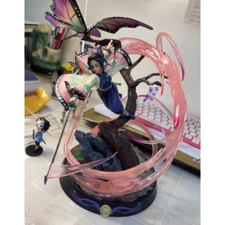 PVC 32cm 胡蝶 しのぶ 鬼滅の刃 フィギュア ガレージキット www ...