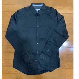 カルバンクライン(Calvin Klein)のcalvin klein カルバンクライン ドレス 長袖シャツ 古着 slim(シャツ)