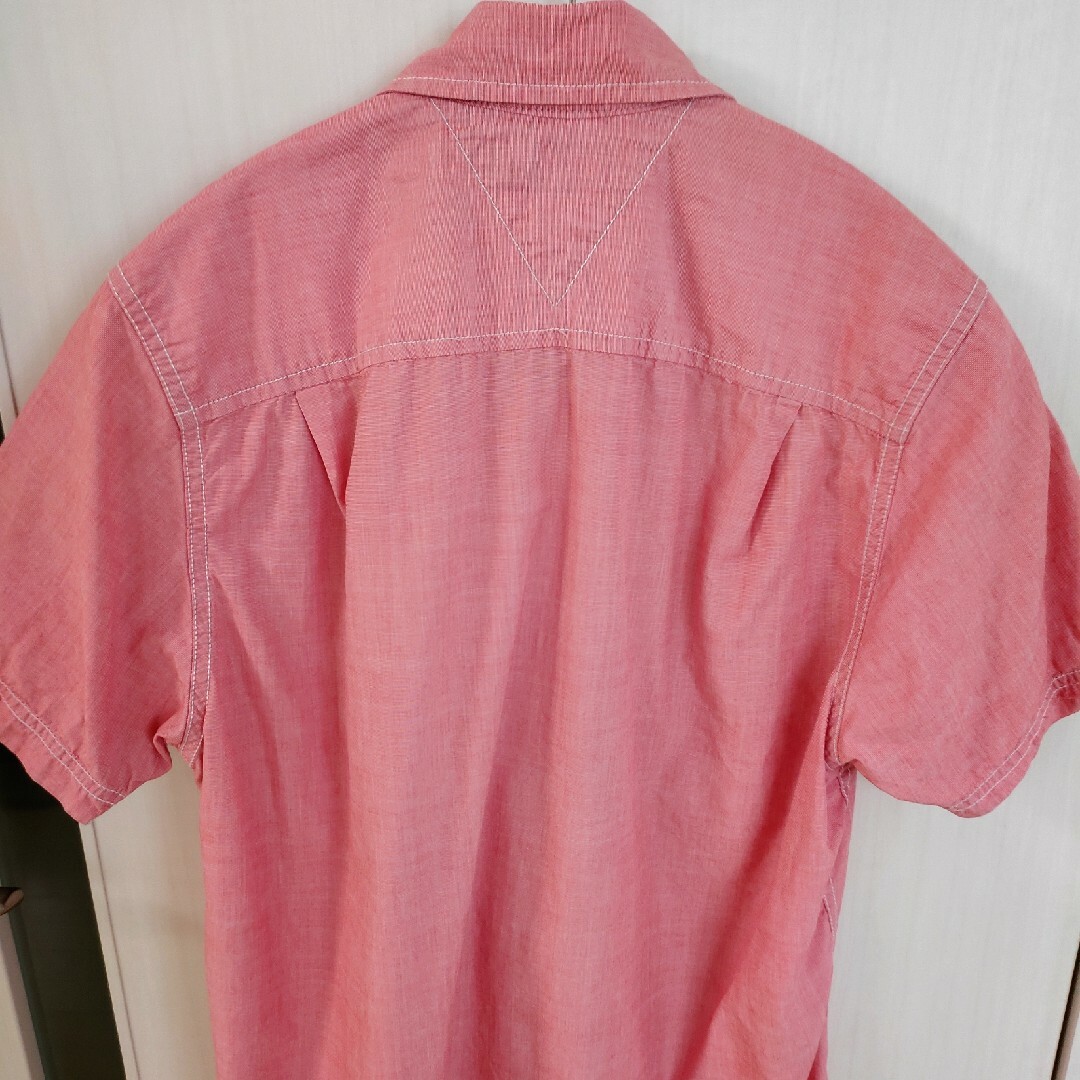 トミー・ヒルフィガー　TOMMY HILFIGER半袖　ピンク メンズのトップス(ポロシャツ)の商品写真