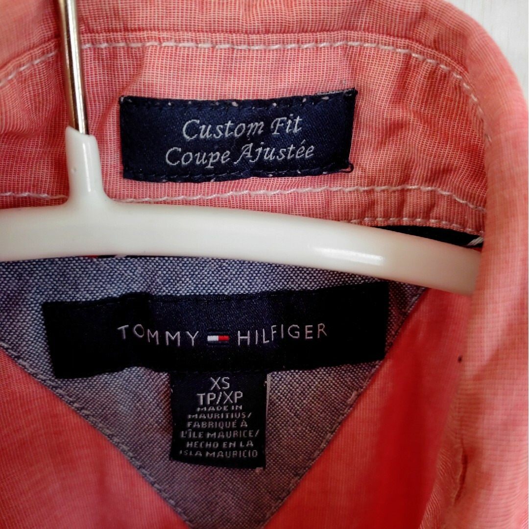 トミー・ヒルフィガー　TOMMY HILFIGER半袖　ピンク メンズのトップス(ポロシャツ)の商品写真