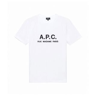 アーペーセー(A.P.C)の【A.P.C.】RUE MADAME PARIS ロゴTシャツ(Tシャツ/カットソー(半袖/袖なし))