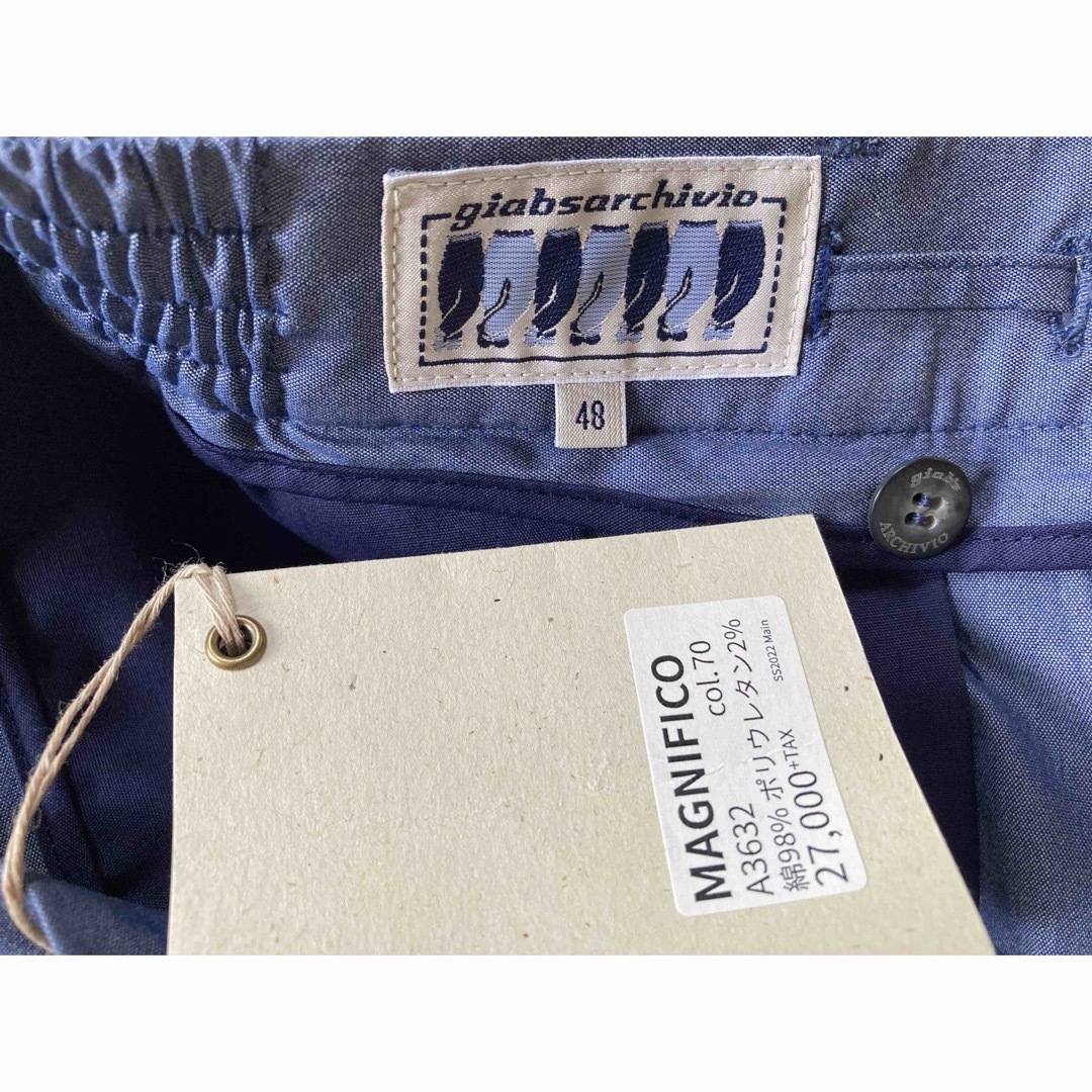 BEAMS F(ビームスエフ)のgiab's ARCHIVIO ショートパンツ 48ネイビー 新品タグ付 メンズのパンツ(ショートパンツ)の商品写真
