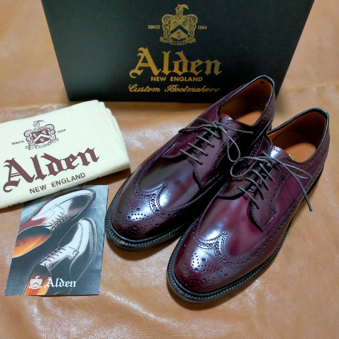 未使用 Alden cordvan 975 size 7.5D