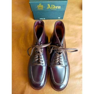 Alden - ［未使用］ALDEN A0915HC 7.5D コードバン素材 バーガンディの 