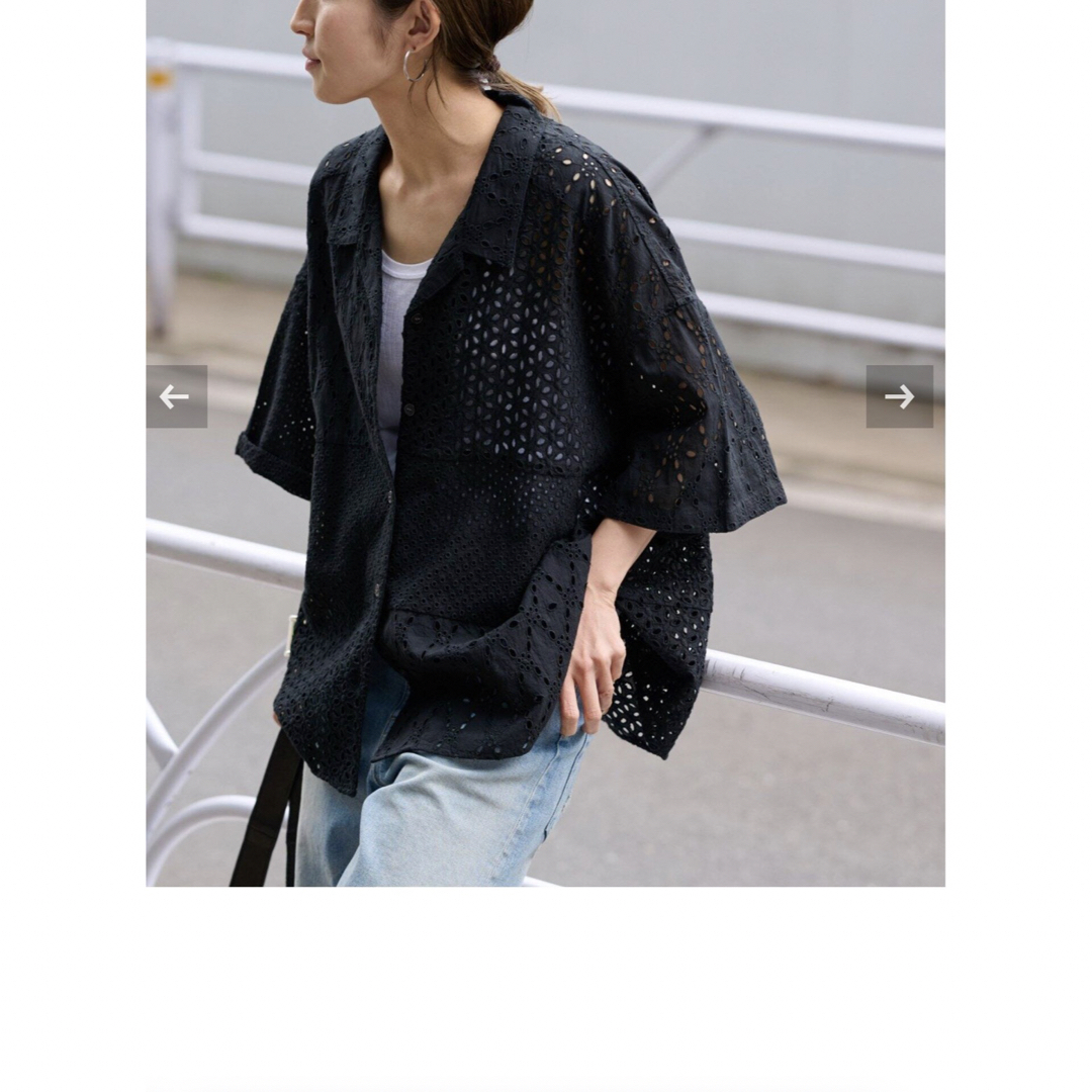 FRAMeWORK - カットワーク刺繍半袖シャツの通販 by よう's shop 