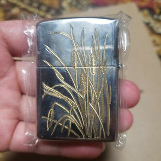 ジッポー(ZIPPO)のZIPPO☆SILVER PLATE☆稲 麦☆新品未使用未開封 シルバープレート(タバコグッズ)