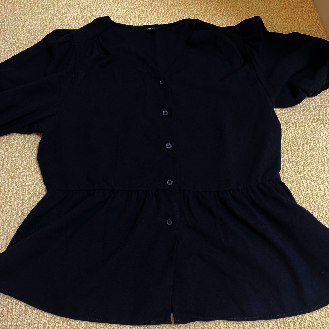 UNIQLO ブラウス レディースのトップス(シャツ/ブラウス(半袖/袖なし))の商品写真