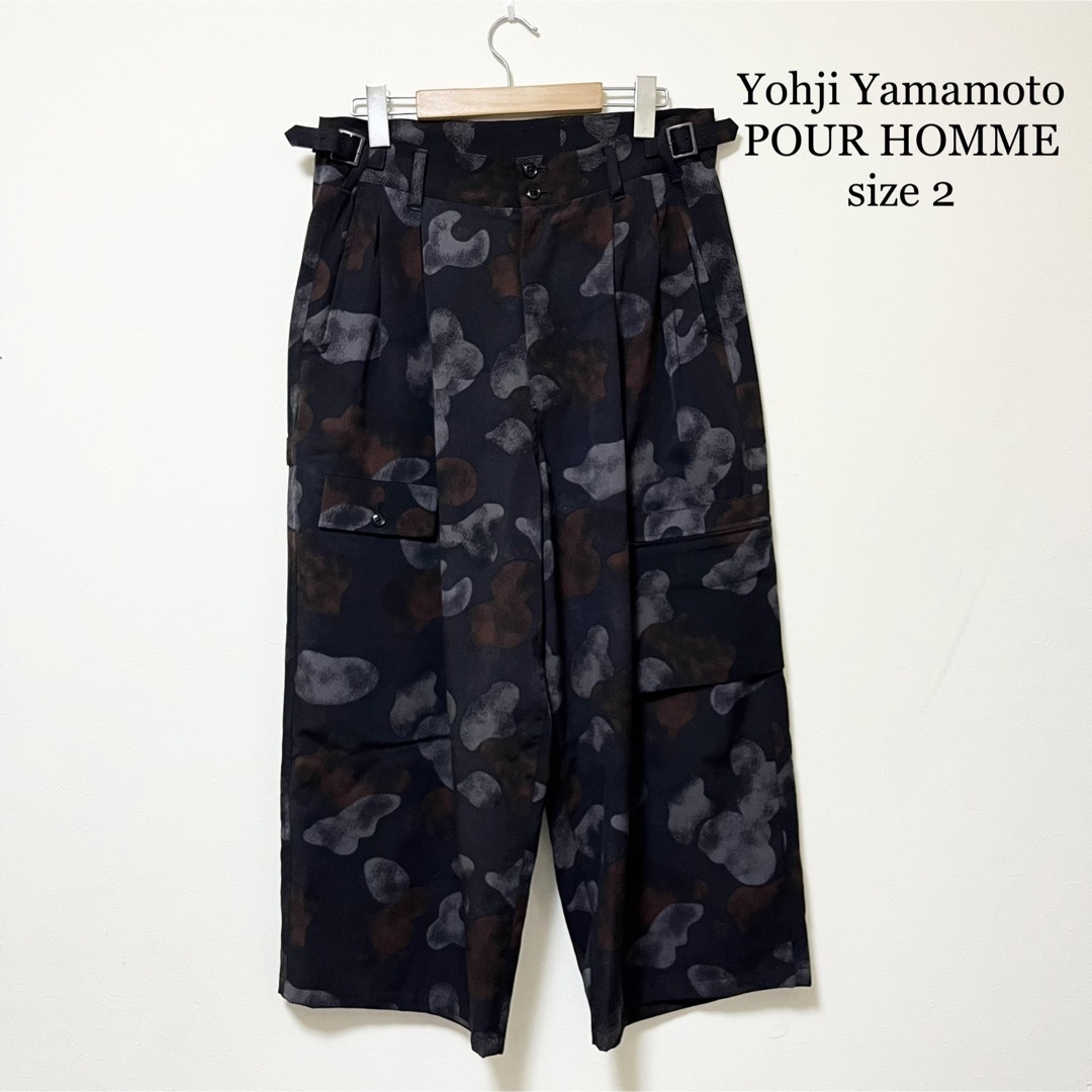 Yohji Yamamoto POUR HOMME 総柄 パンツ