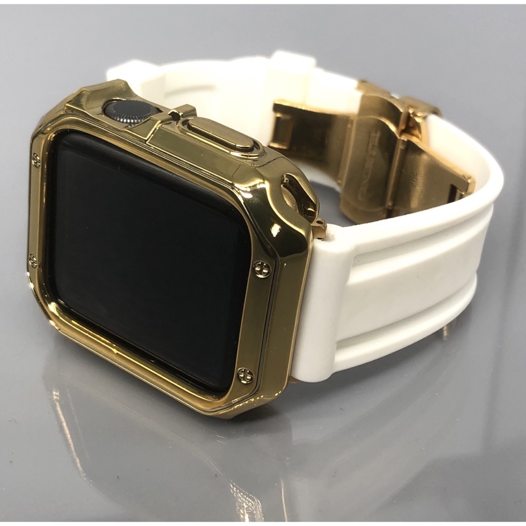 rgr★アップルウォッチバンド ラバーベルト カバー　Apple Watch