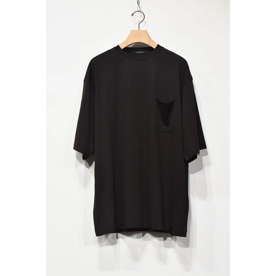 23SS COMOLI サマーウール天竺Tシャツ BROWN 2 ブラウン