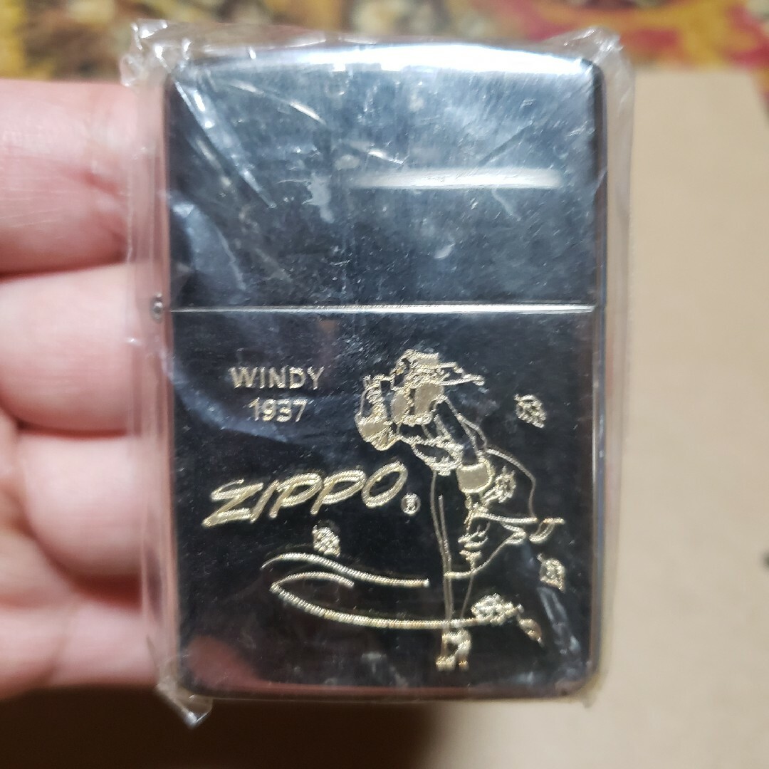 ZIPPO☆Silver plate☆WINDY GIRL☆シルバープレート新品