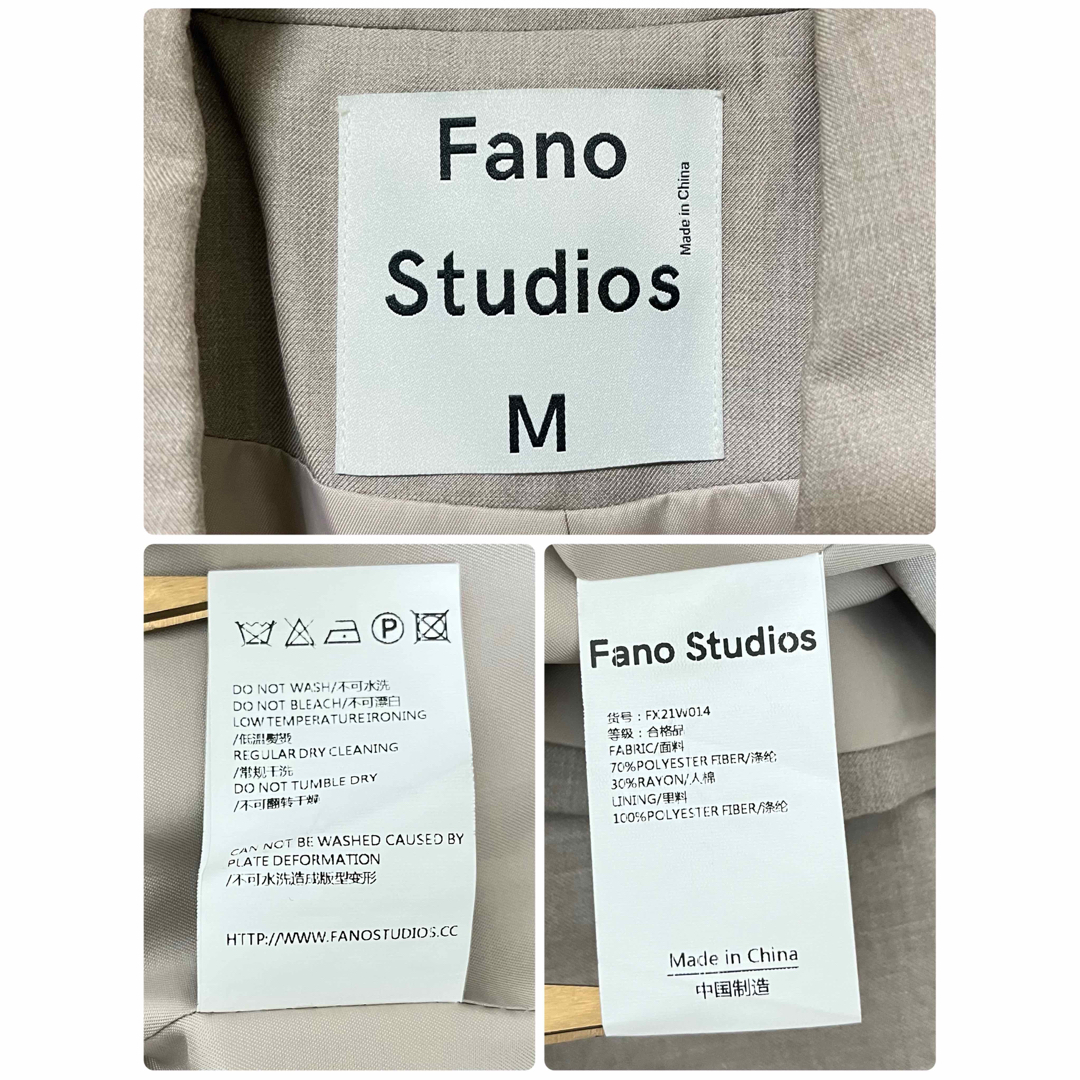 Fano Studios 3way ジャケット ベスト セットアップ