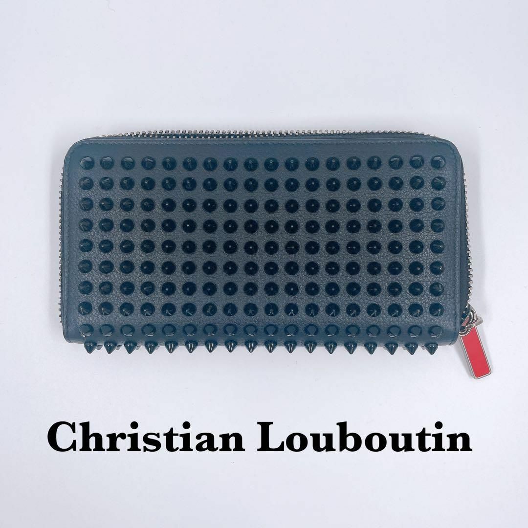 【正規品・美品】Christian Louboutin　ラウンドジップウォレット