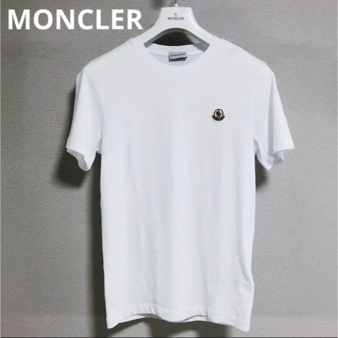 MONCLER(モンクレール)の2021 MONCLER モンクレール　Tシャツ ホワイト　白　人気定番モデル メンズのトップス(Tシャツ/カットソー(半袖/袖なし))の商品写真